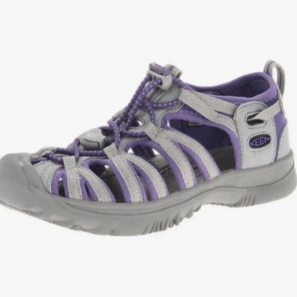 Keen Shoes - Keen Whisper Sandals in Grey and Purple  9